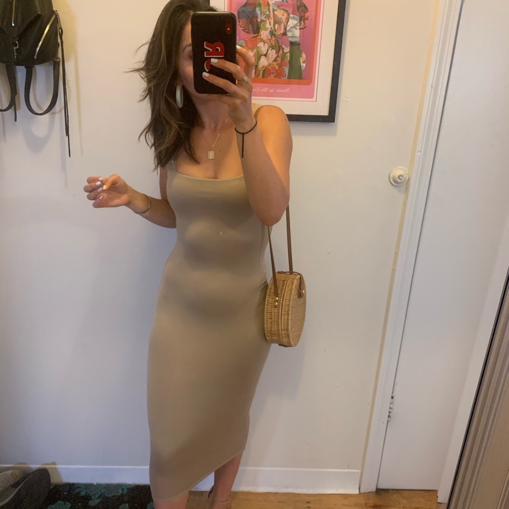 Naked Wardrobe Figure It Out Midi Dress